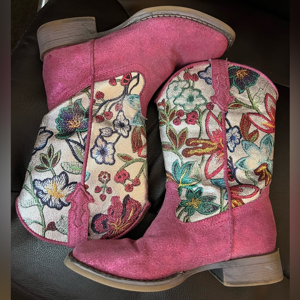 Roper Little Girls Lily Boot Size 2